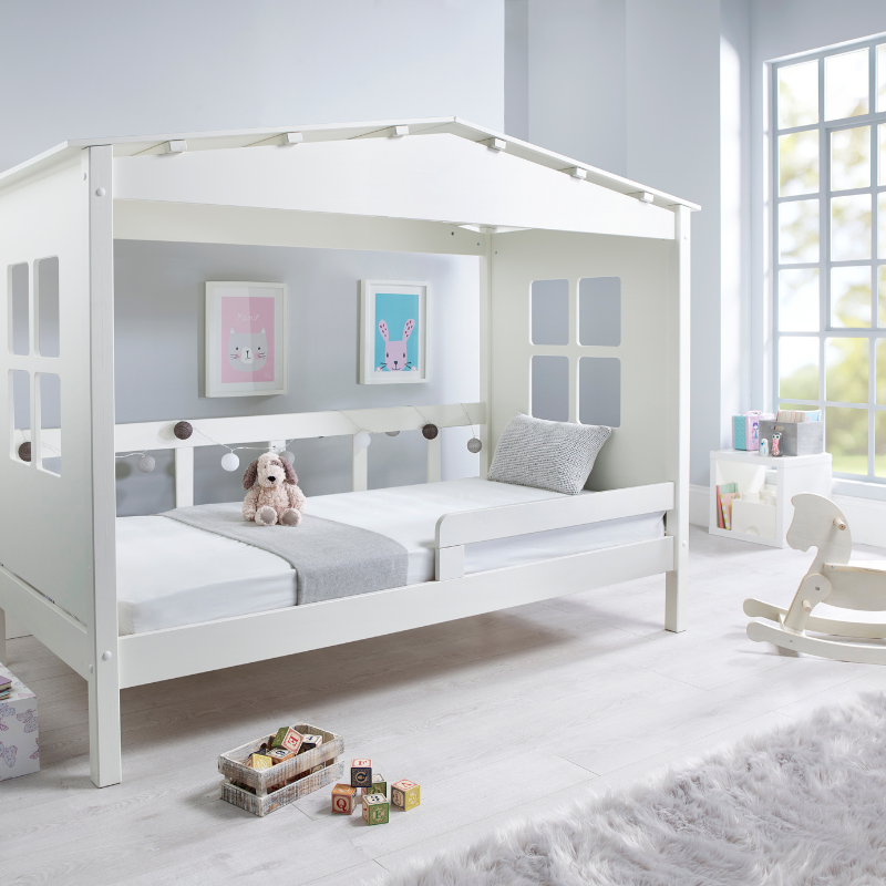 Bedmaster Mento White Wooden Treehouse Bed MEKBW
