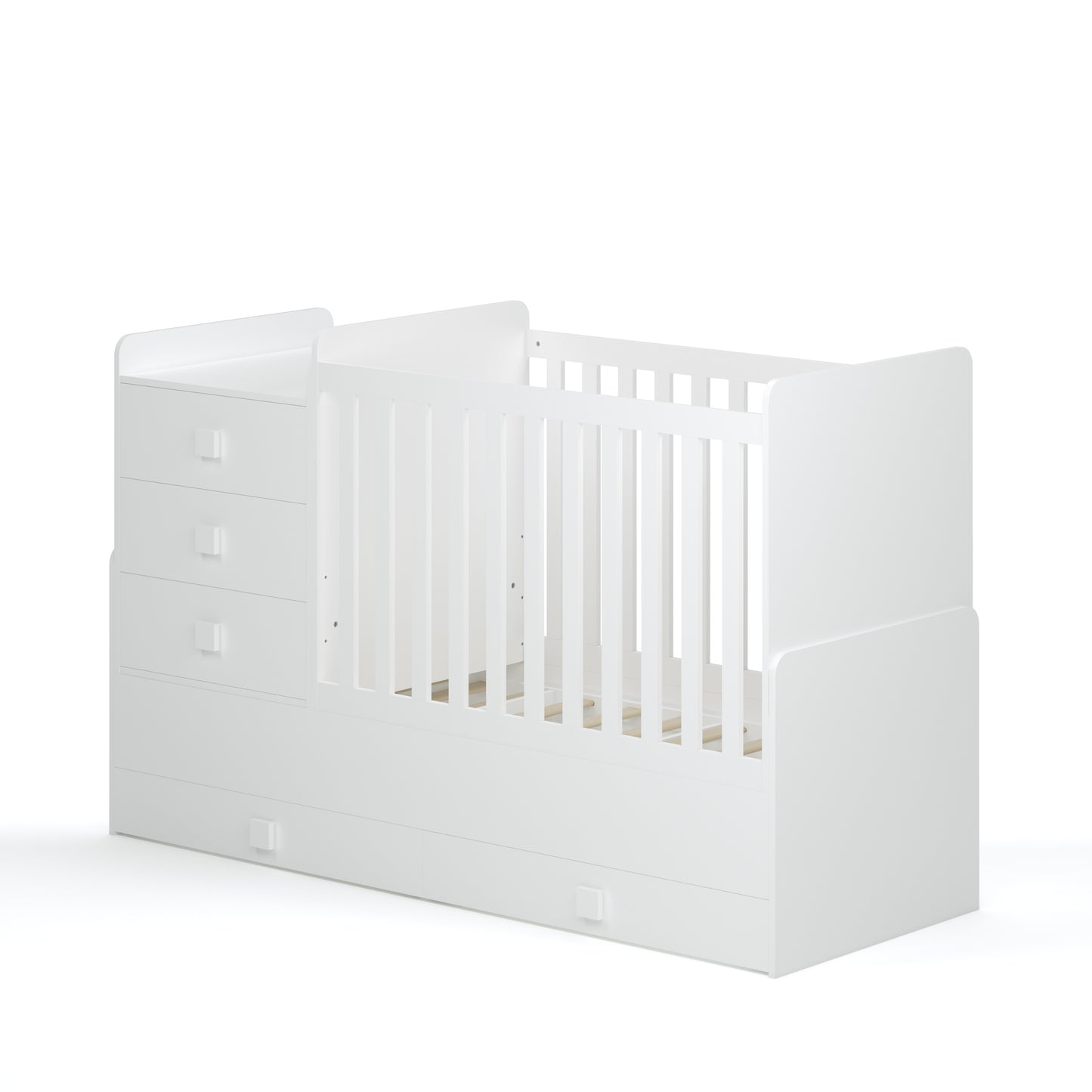 Kidsaw 1200 Combi 4in1 Cotbed - White