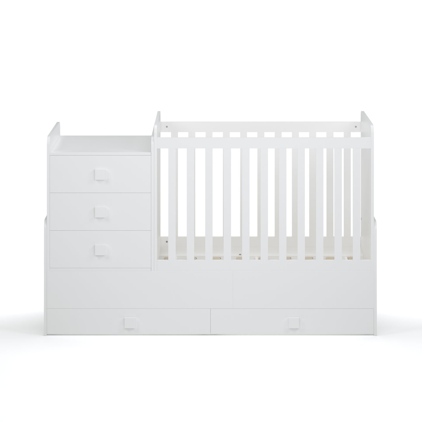 Kidsaw 1200 Combi 4in1 Cotbed - White