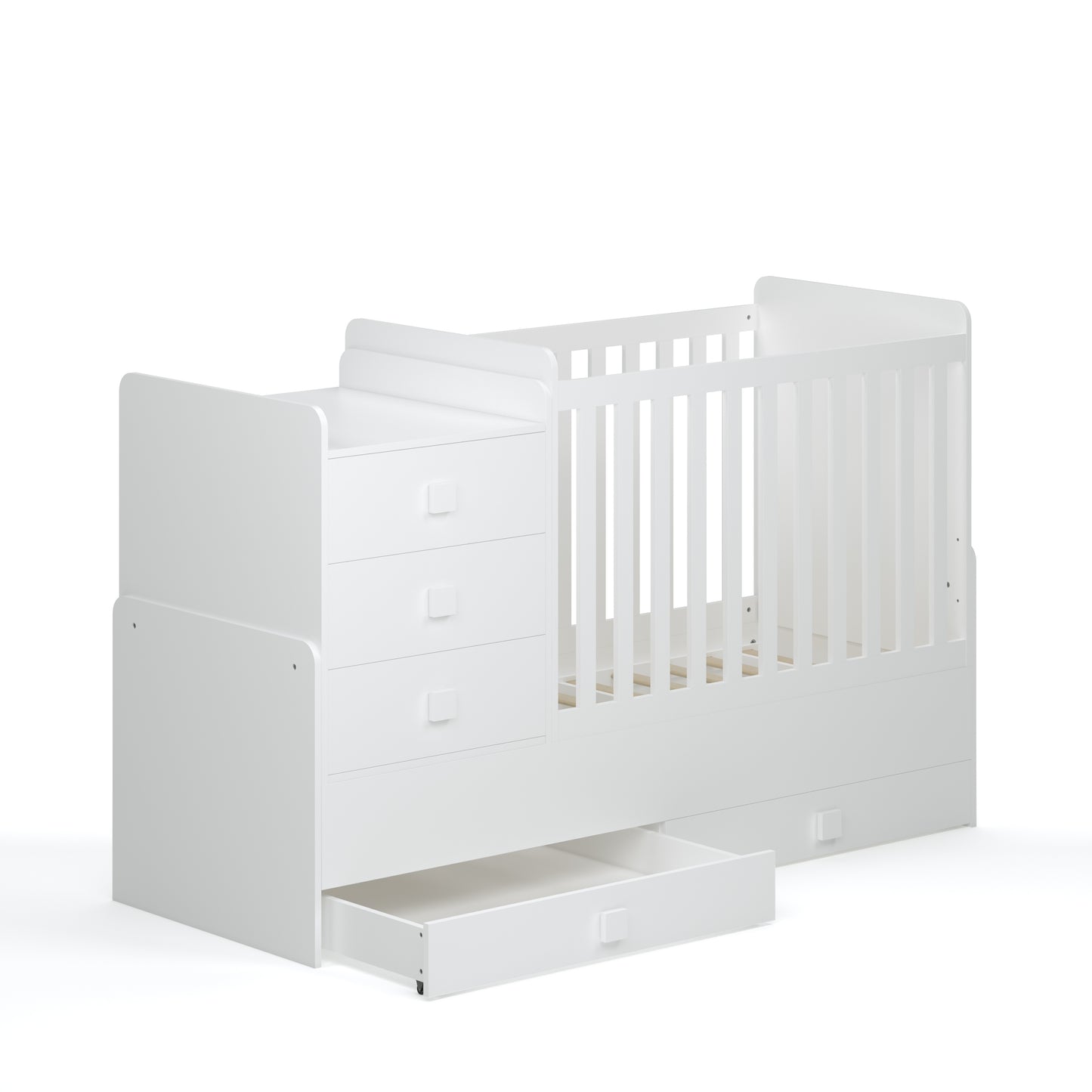 Kidsaw 1200 Combi 4in1 Cotbed - White