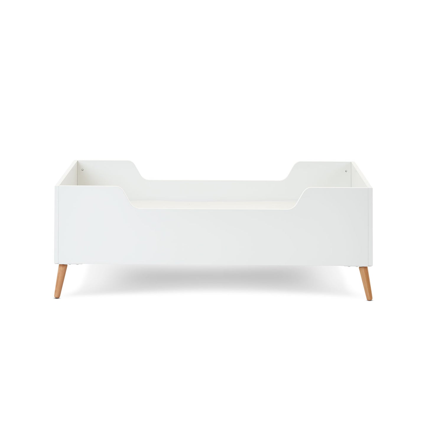 Obaby Maya Single Bed - White with Natural 190 x 90