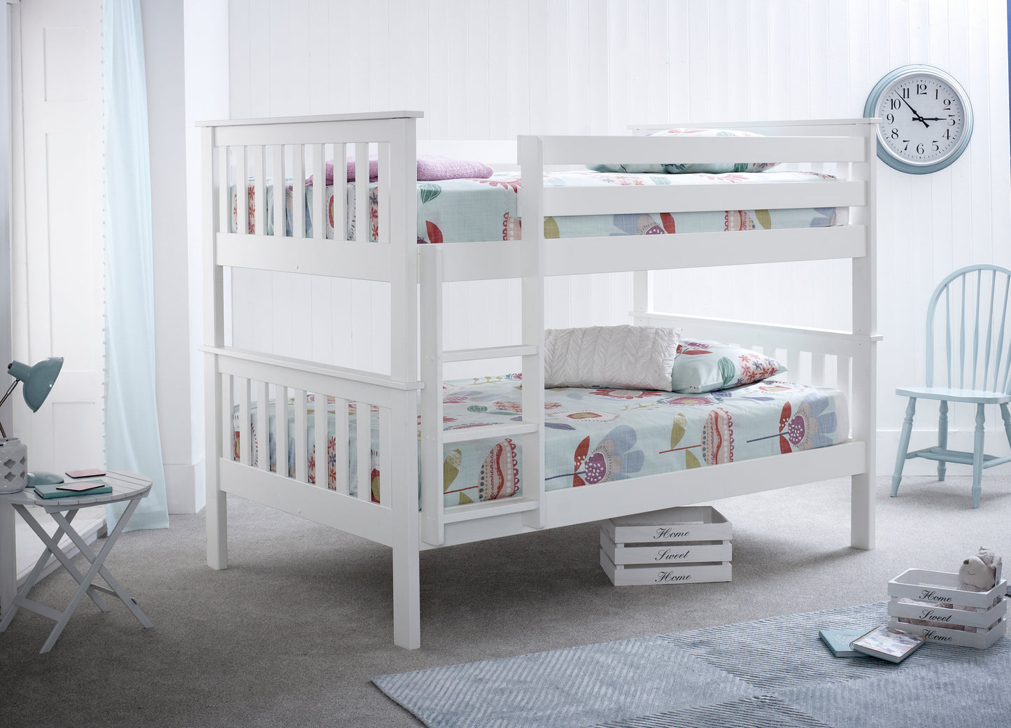 Bedmaster Oslo White Quadruple Bunk Bed