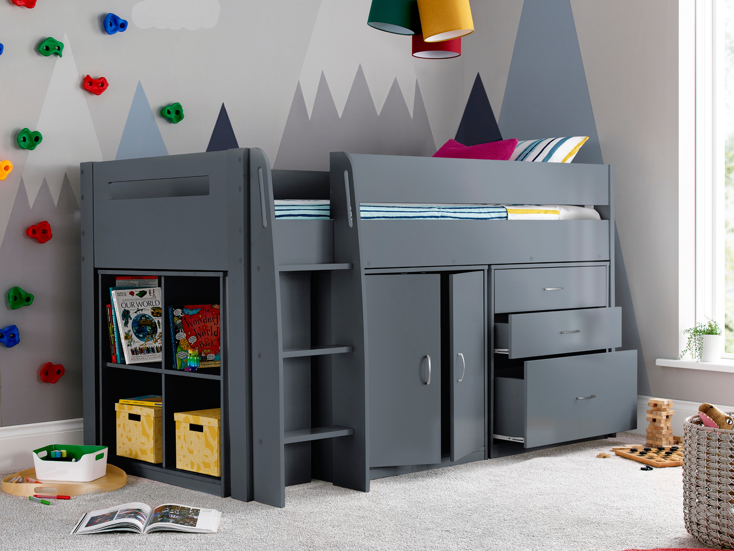 Bedmaster Lacy Storage Mid Sleeper