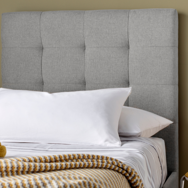 Bedmaster Candy Grey Fabric Ottoman Bed