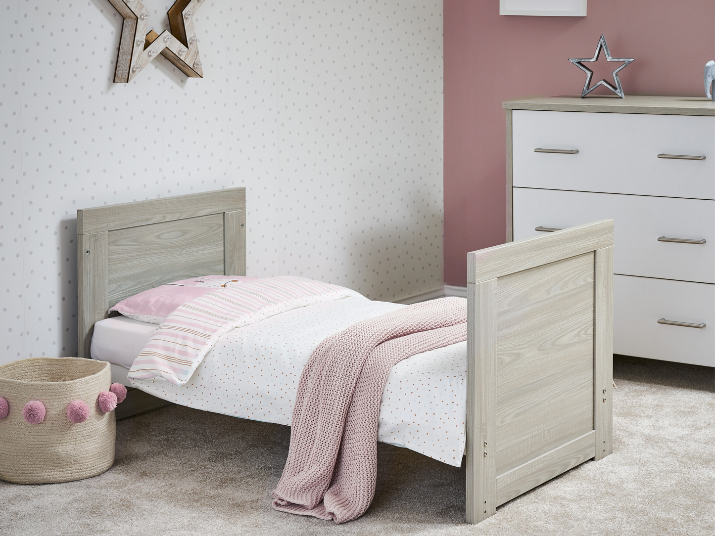 Obaby Nika Cot Bed 140 x 70