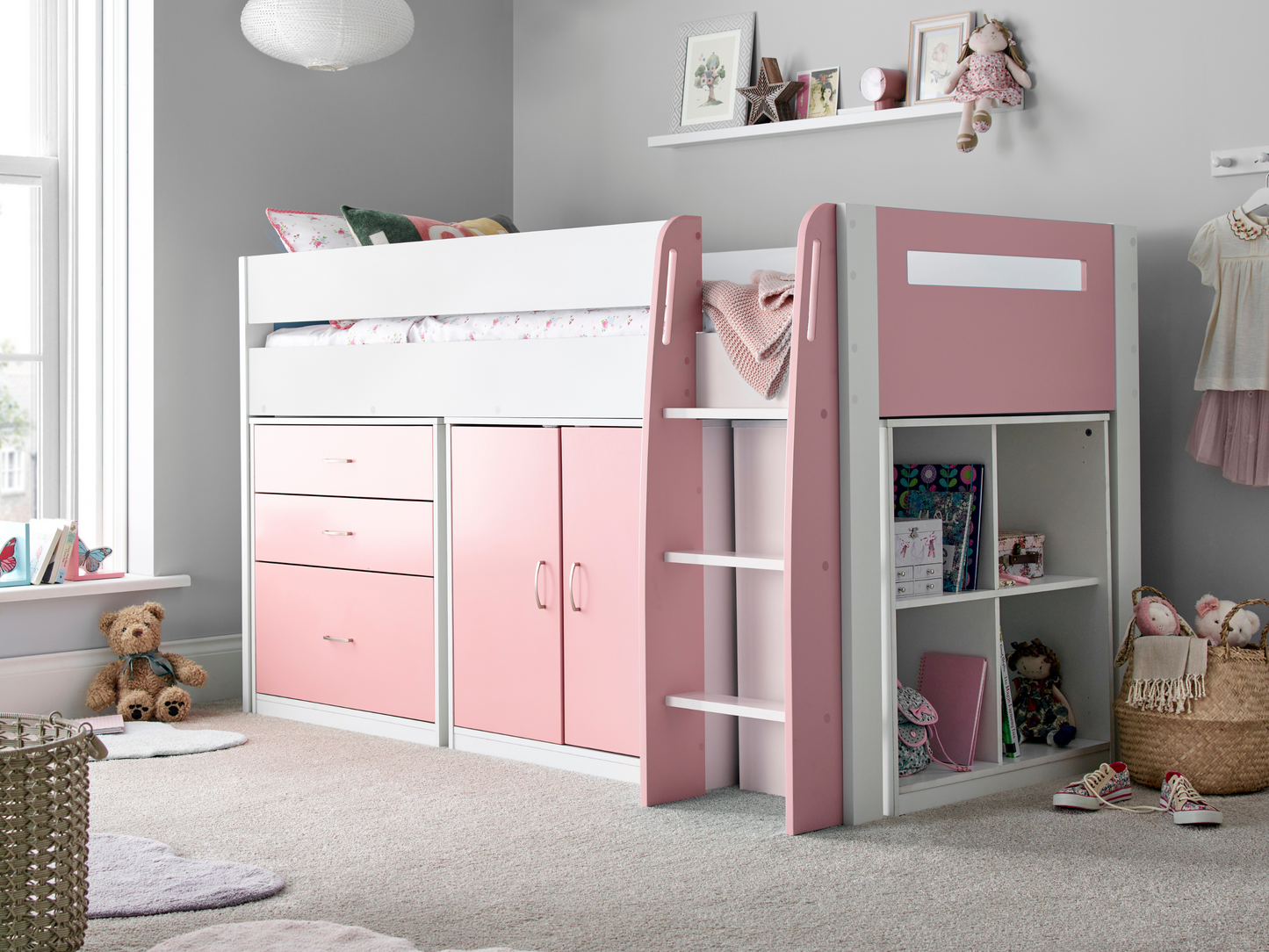 Bedmaster Lacy Storage Mid Sleeper