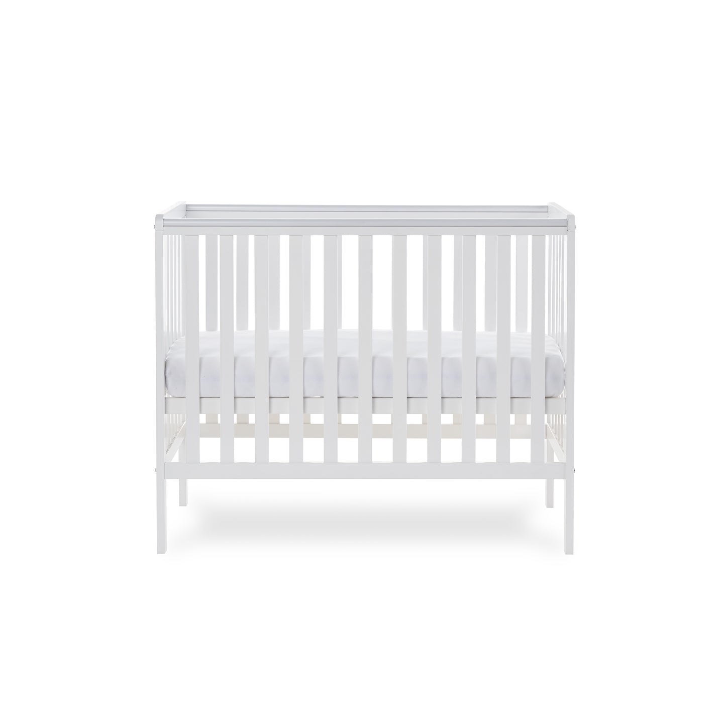 Obaby Bantam Space Saver Cot - White 100 x 50