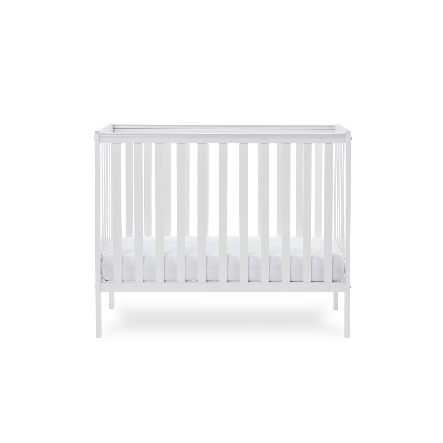 Obaby Bantam Space Saver Cot - White 100 x 50