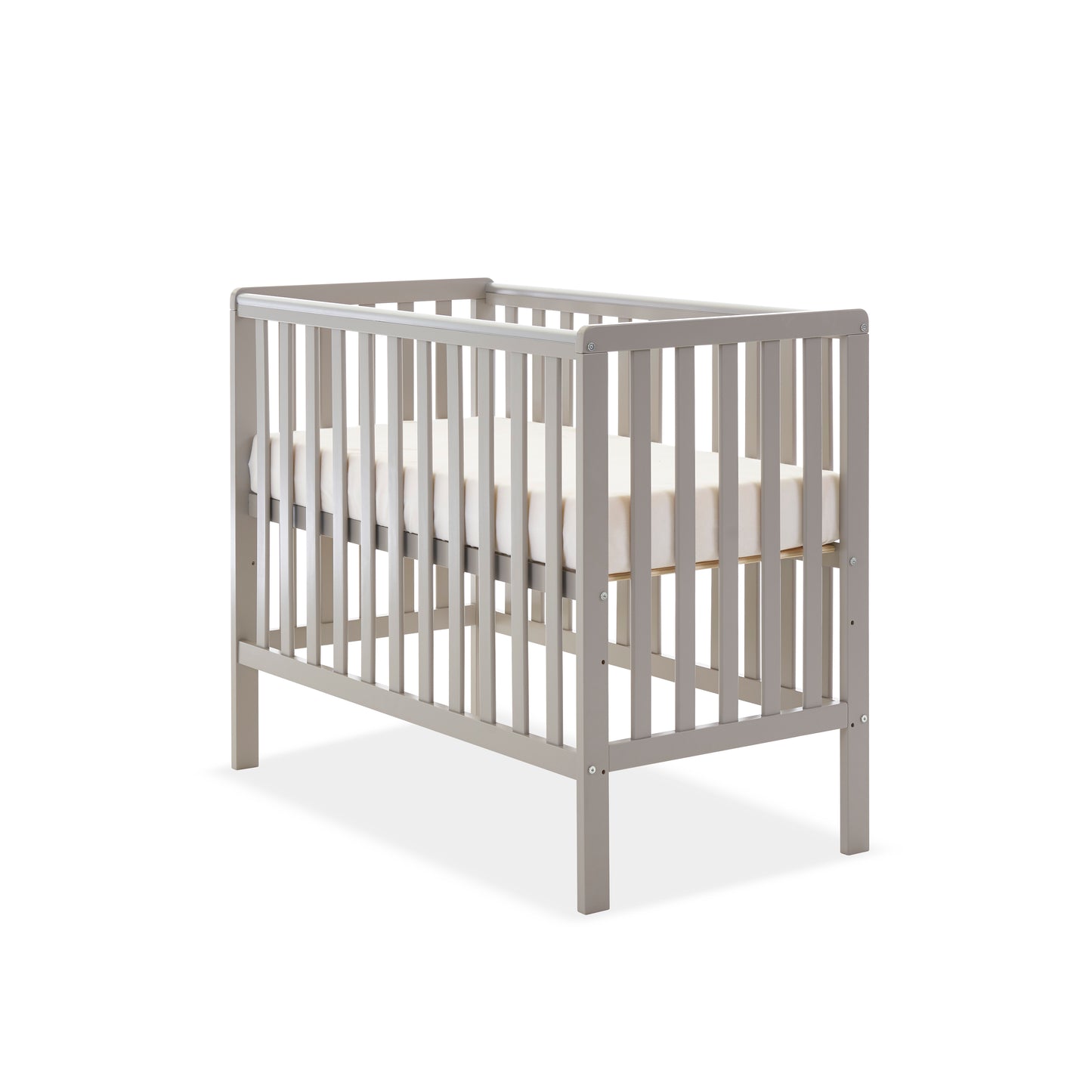 Obaby Bantam Space Saver Cot - White 100 x 50
