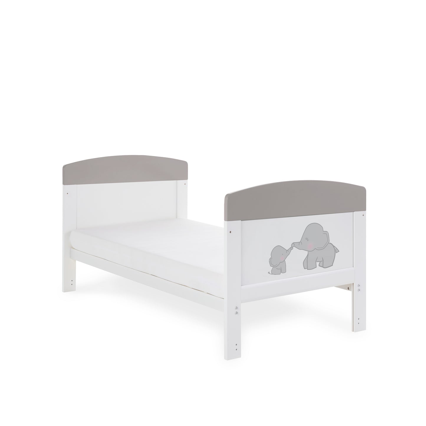 Obaby Grace Inspire Cot Bed - Me & Mini Me Elephants 140 x 70