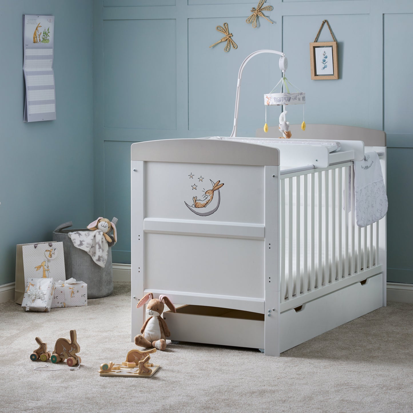 Obaby Grace Inspire Cot Bed - Guess - To the Moon & Back 140 x 70