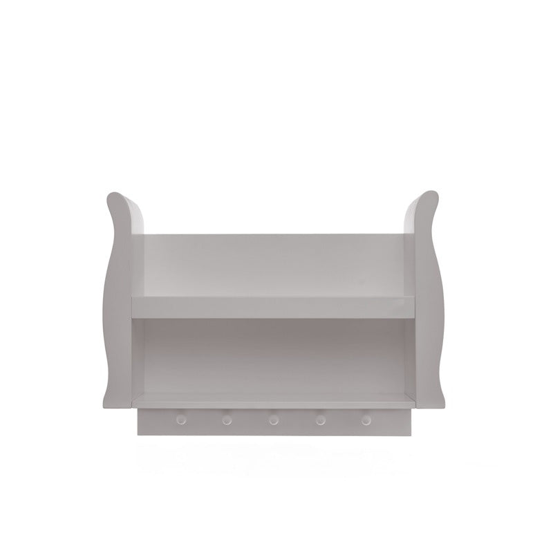 Obaby Stamford Classic Sleigh 7 Piece Room Set - Warm Grey 140 x 70