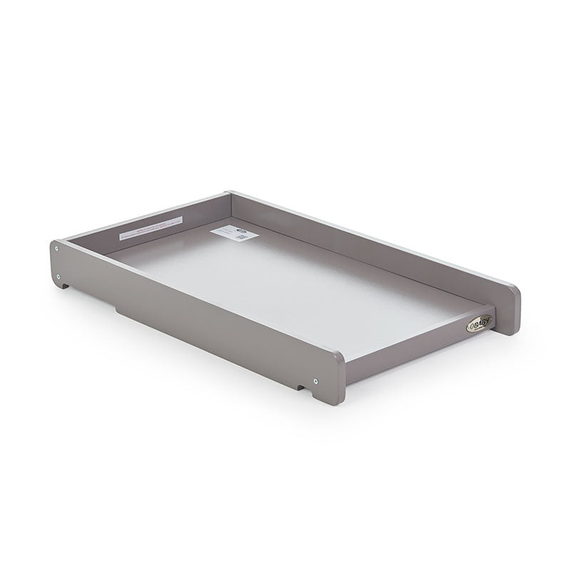 Obaby Stamford Cot Top Changer - Taupe Grey