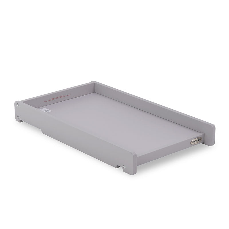 Obaby Stamford Cot Top Changer - Warm Grey