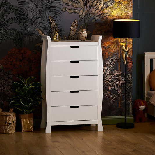 Obaby Stamford Sleigh Tall Chest of Drawers