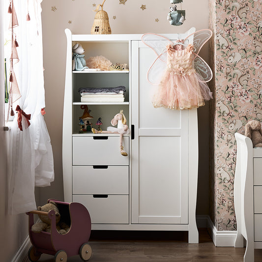 Obaby Stamford Sleigh Double Wardrobe