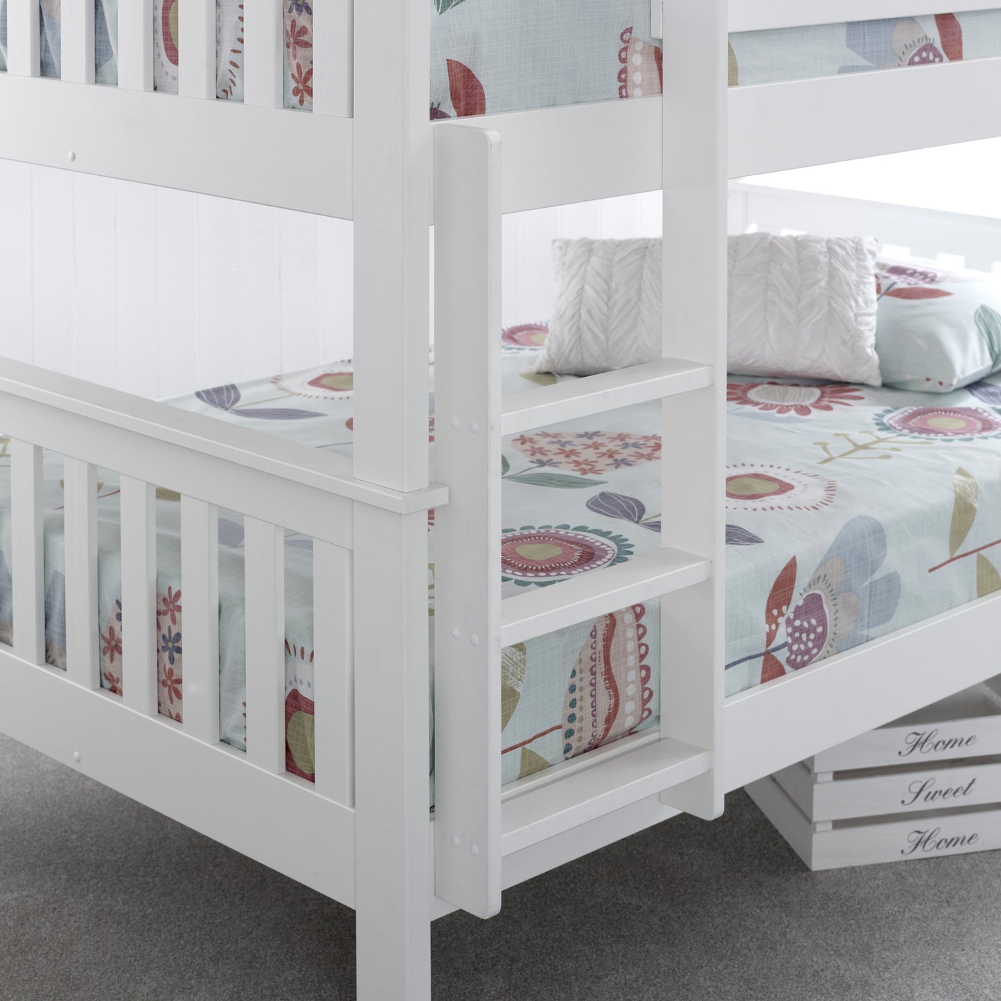 Bedmaster Oslo White Quadruple Bunk Bed