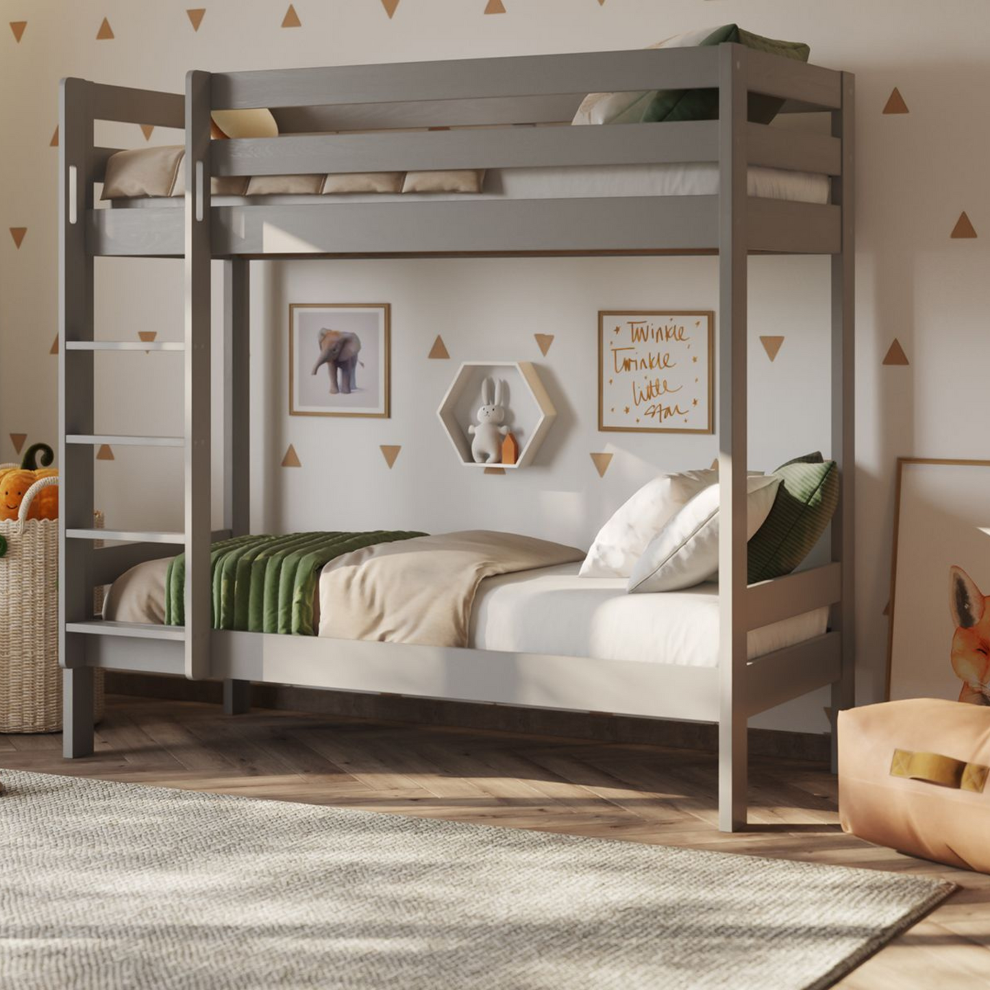Noomi Nora Solid Wood Shorty Bunk Bed (FSC CERTIFIED)