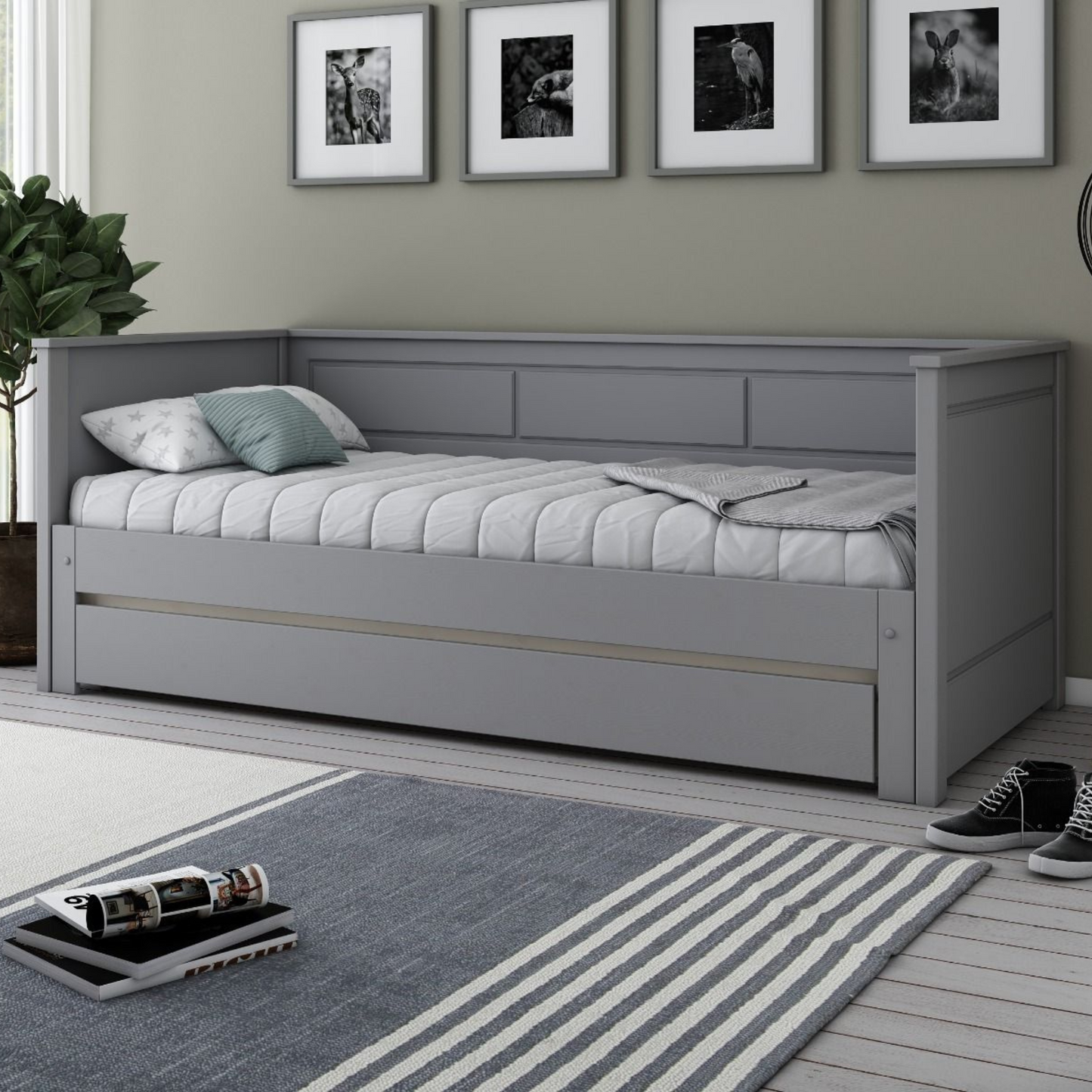 Noomi Erika Solid Wood Guest Bed (FSC-CERTIFIED)
