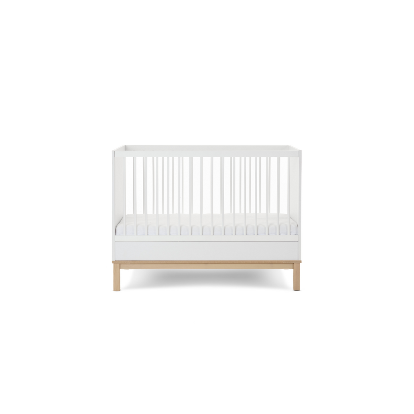 Obaby Astrid Mini Cot Bed - White 120 x 60