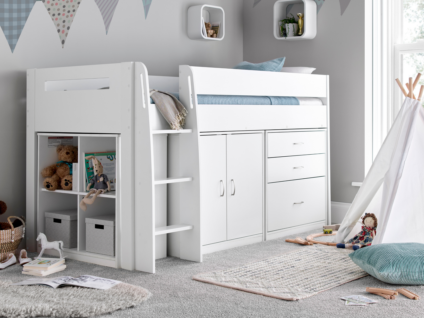 Bedmaster Lacy Storage Mid Sleeper