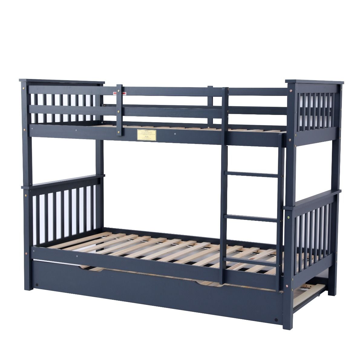Flair Wooden Zoom Detachable Bunk Bed with Trundle