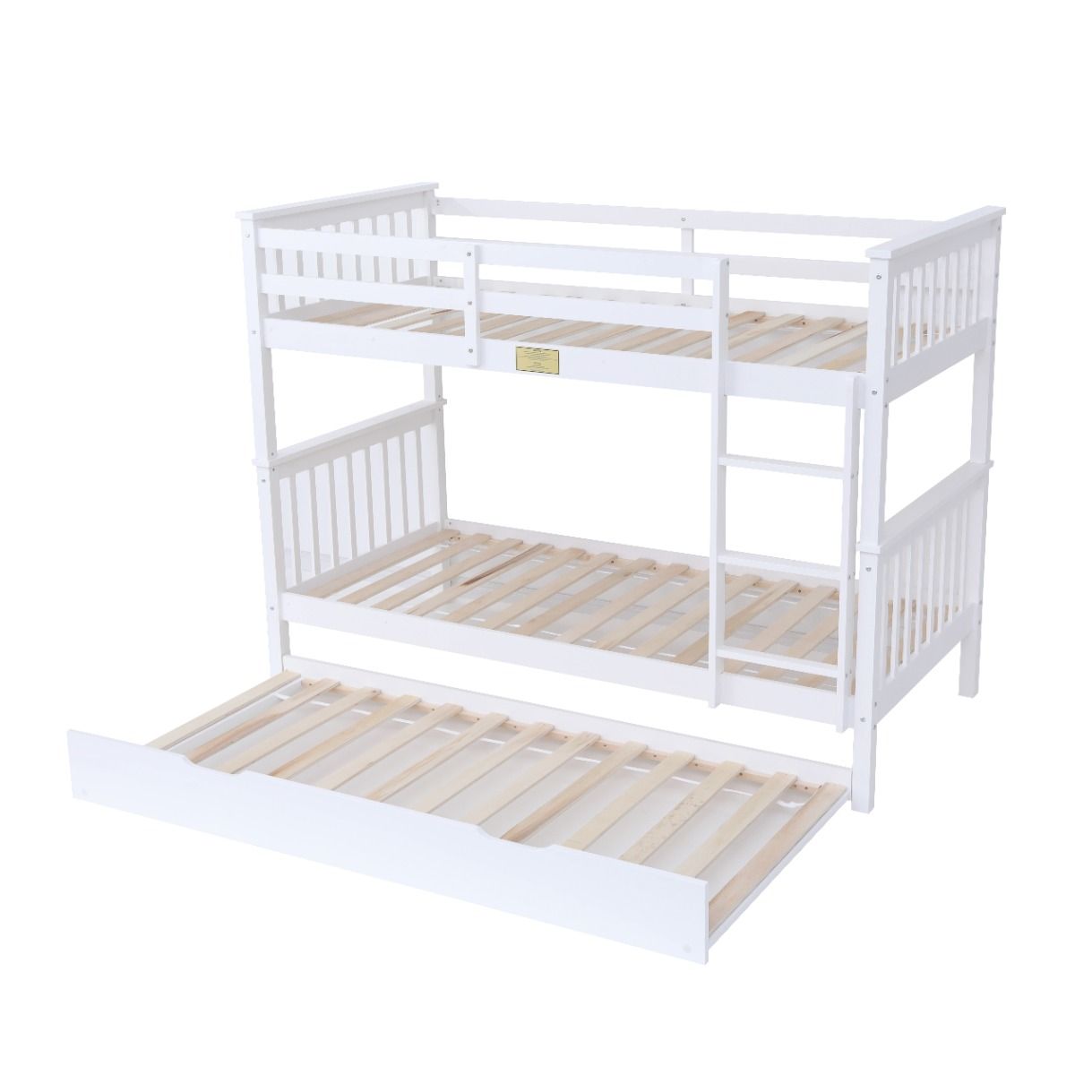 Flair Wooden Zoom Detachable Bunk Bed with Trundle