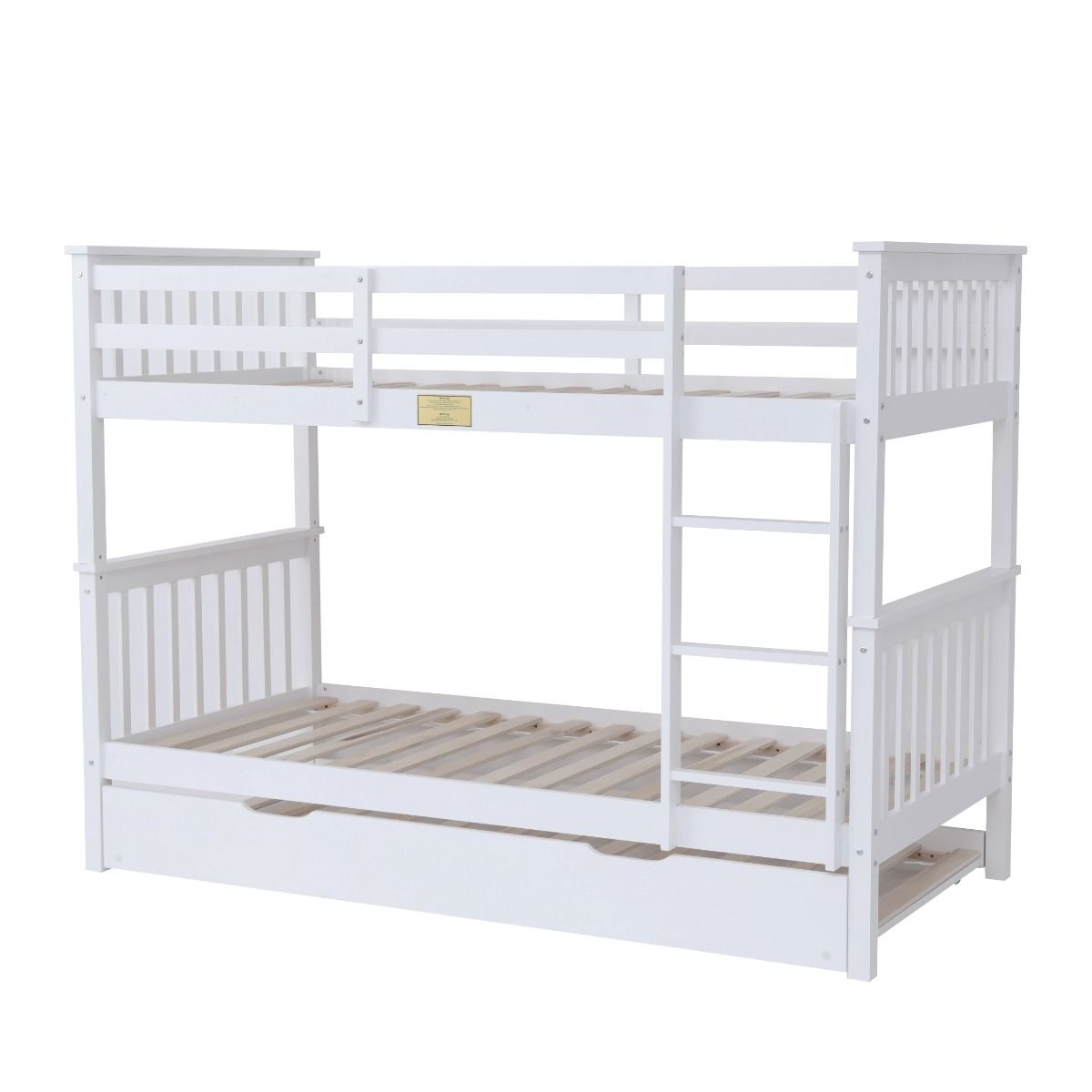 Flair Wooden Zoom Detachable Bunk Bed with Trundle