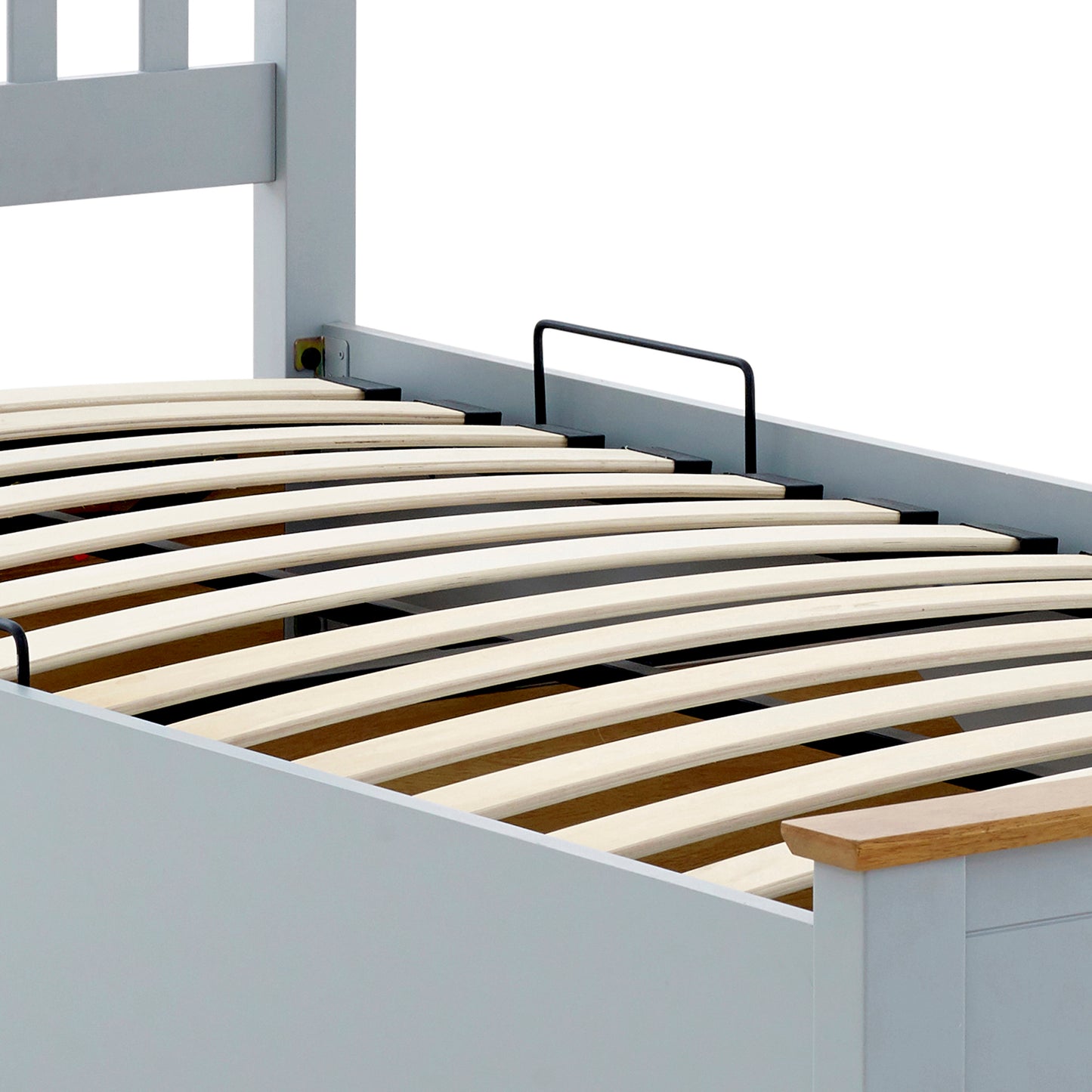 Bedmaster Francis Grey Wooden Ottoman Bed