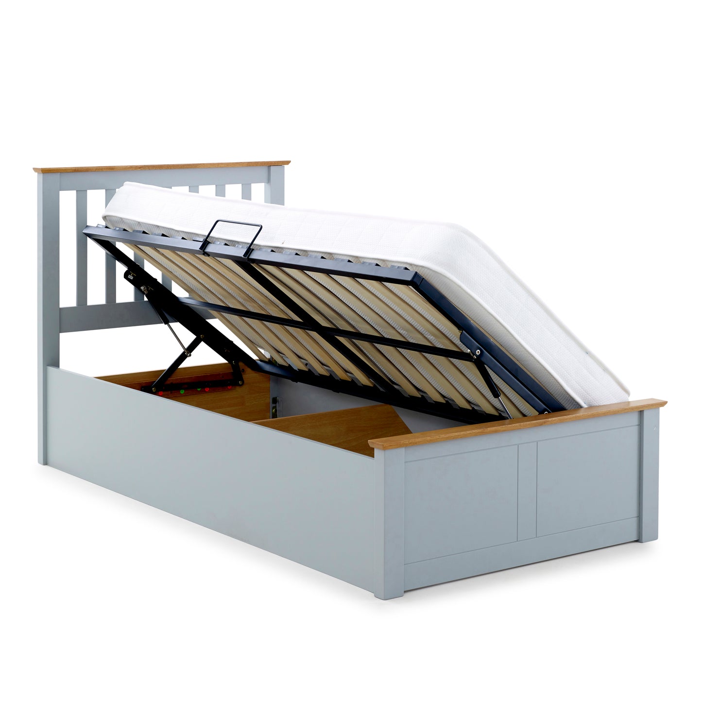 Bedmaster Francis Grey Wooden Ottoman Bed