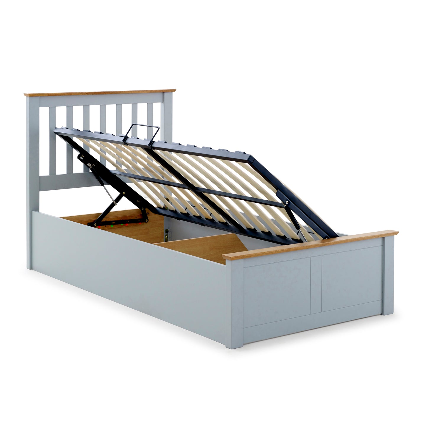 Bedmaster Francis Grey Wooden Ottoman Bed