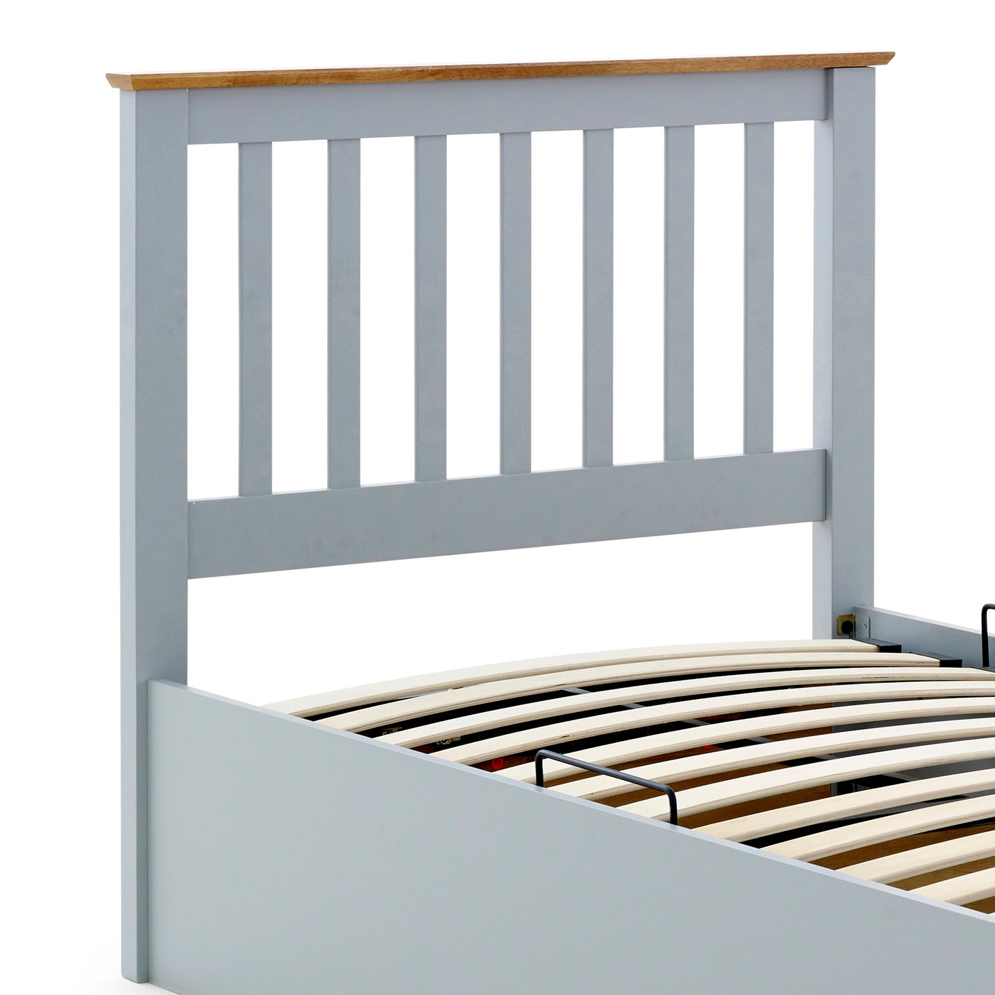 Bedmaster Francis Grey Wooden Ottoman Bed