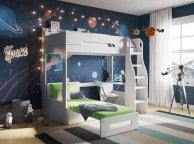 Flair Cosmic Futon High Sleeper White
