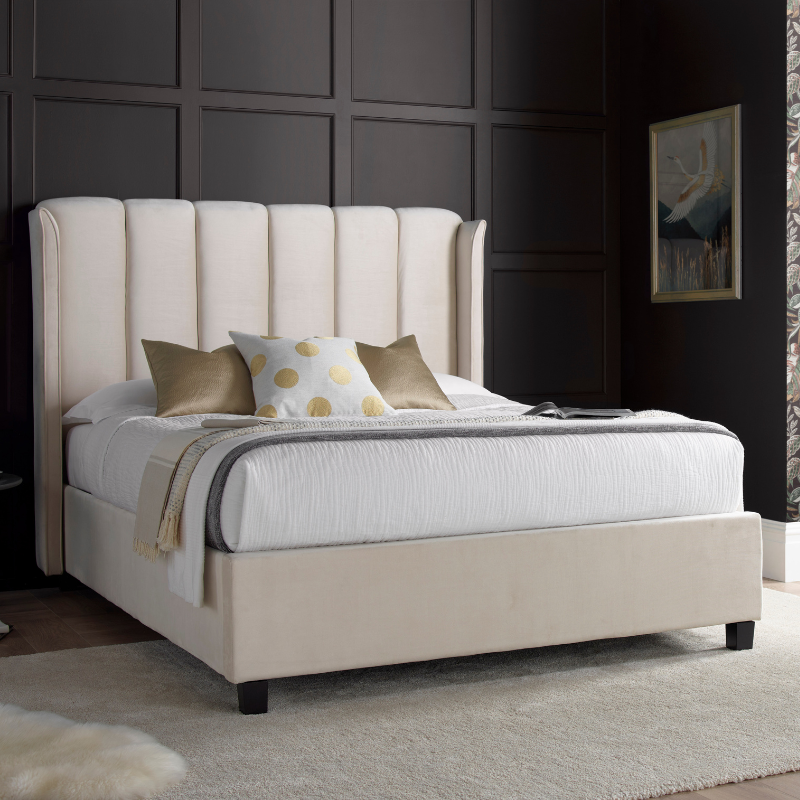Bedmaster Aurora Velvet Ottoman Bed