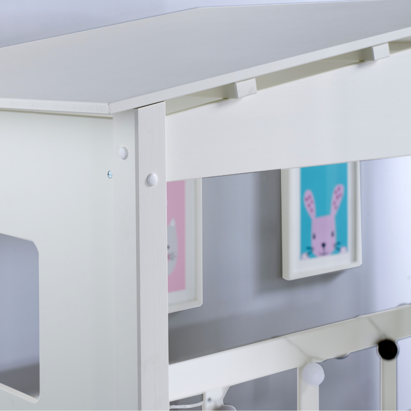 Bedmaster Mento White Wooden Treehouse Bed MEKBW