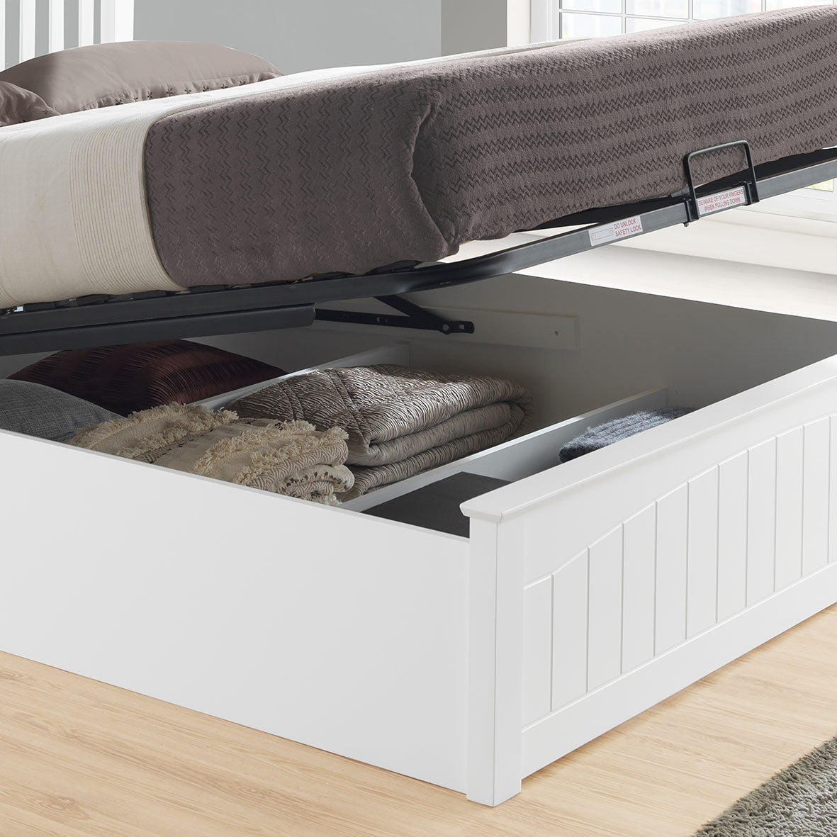 Bedmaster Grayson Wooden Ottoman Bed