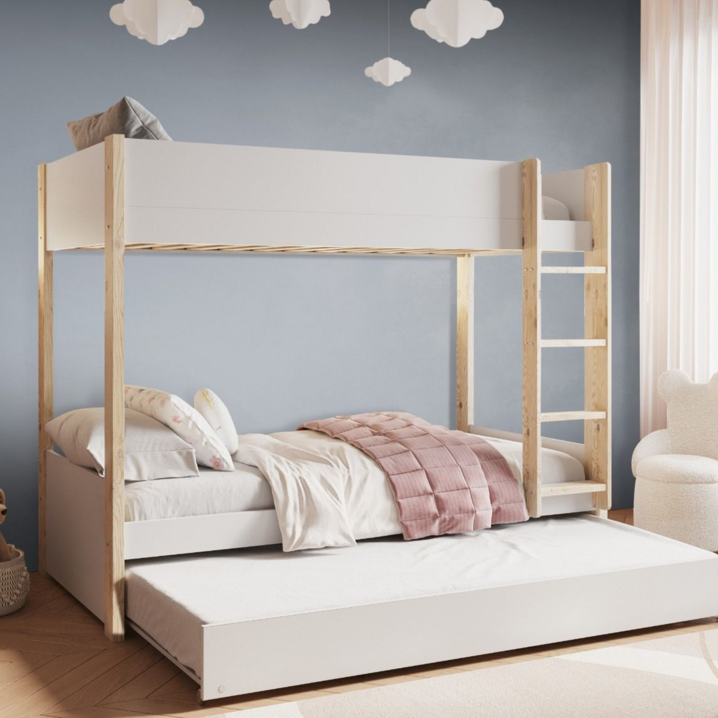 Noomi Tipo Bunk Bed whit optional trundle (FSC-CERTIFIED)