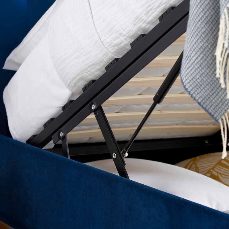 Bedmaster Kingham Velvet Ottoman Bed