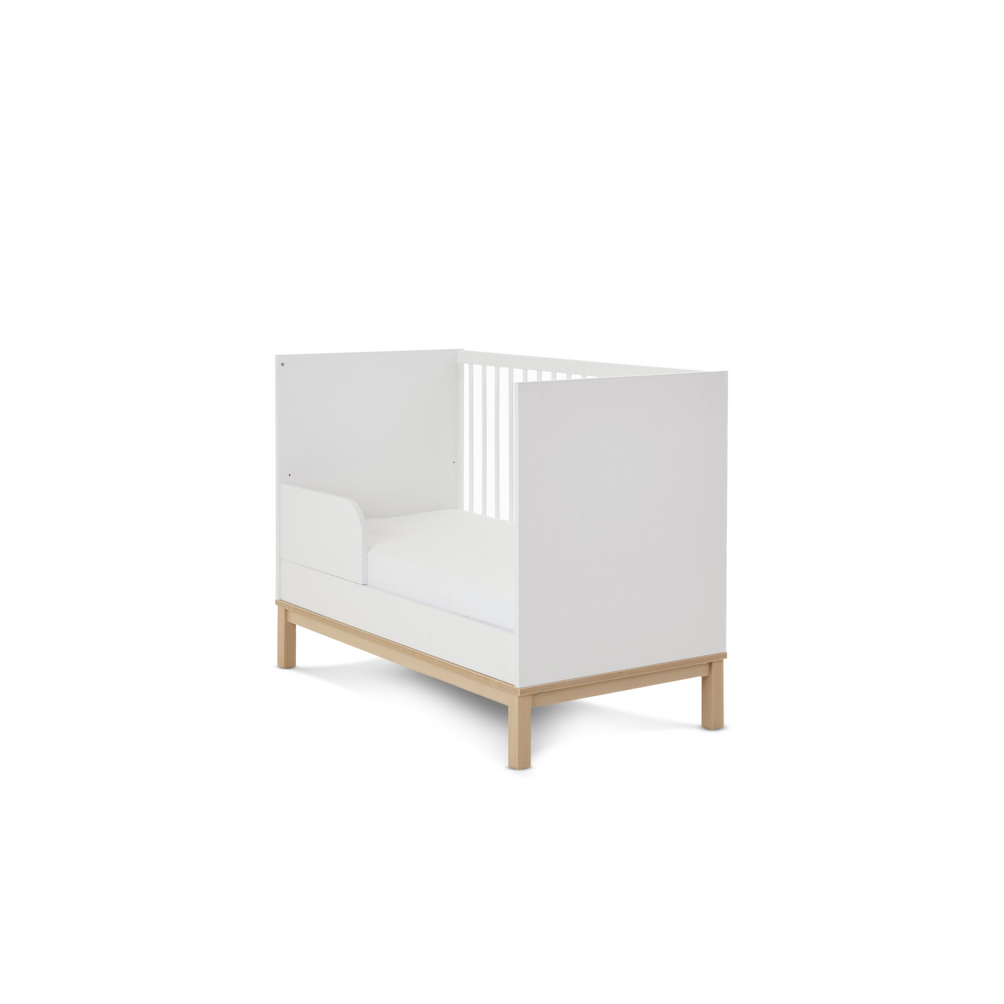 Obaby Astrid Mini Cot Bed - White 120 x 60