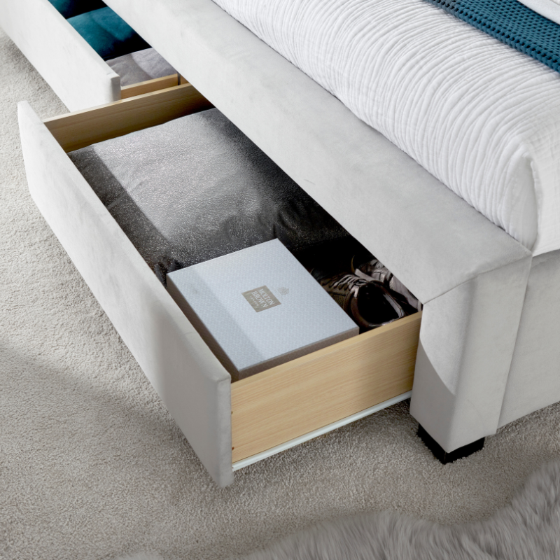 Bedmaster Newton Velvet 4 Drawer Storage Bed