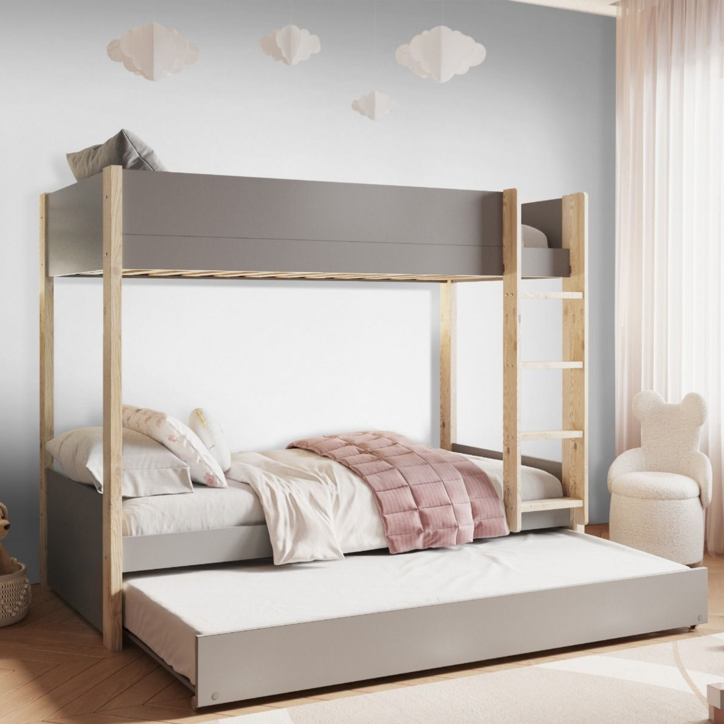 Noomi Tipo Bunk Bed whit optional trundle (FSC-CERTIFIED)