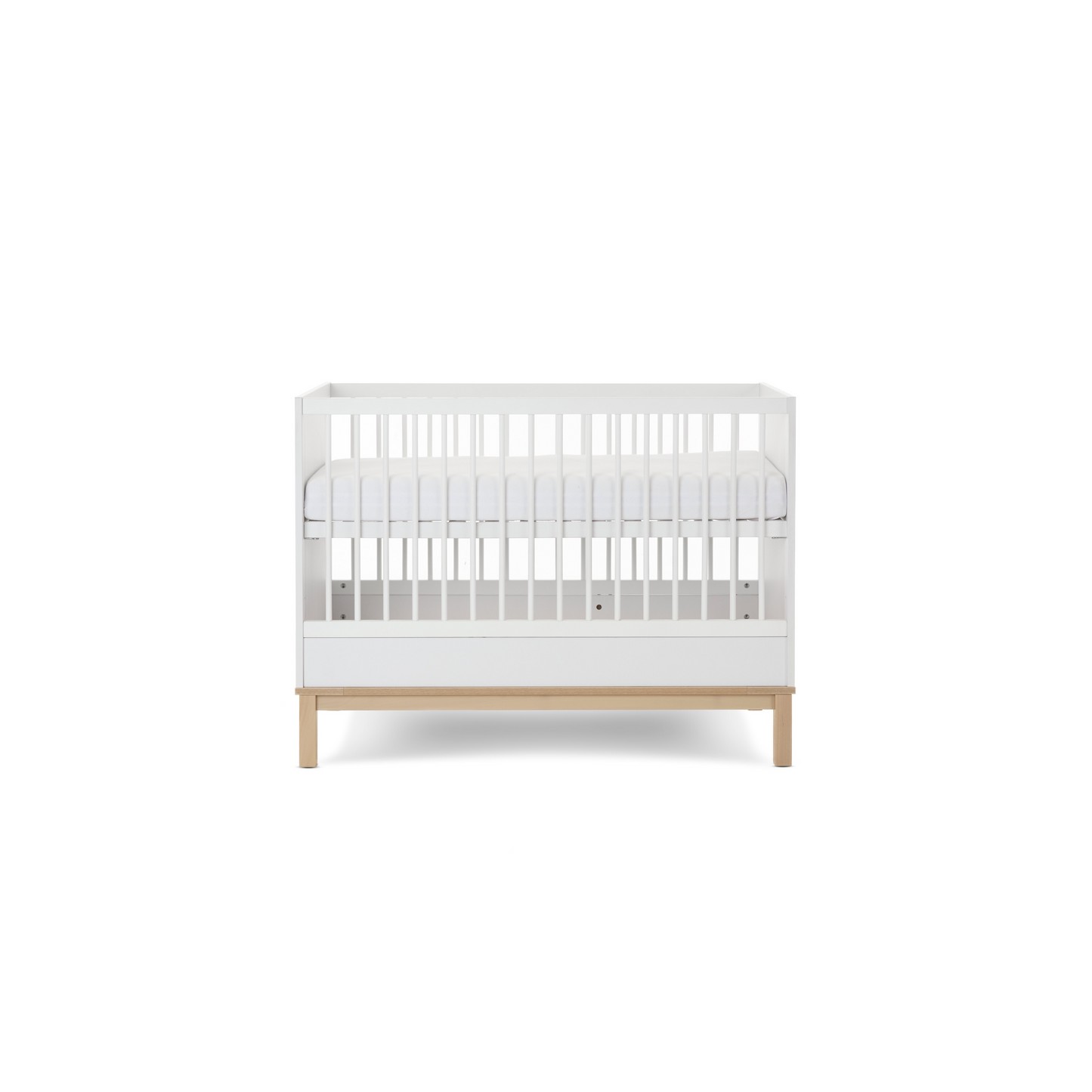 Obaby Astrid Mini Cot Bed - White 120 x 60