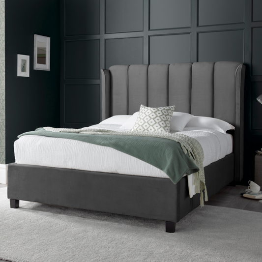 Bedmaster Aurora Velvet Ottoman Bed