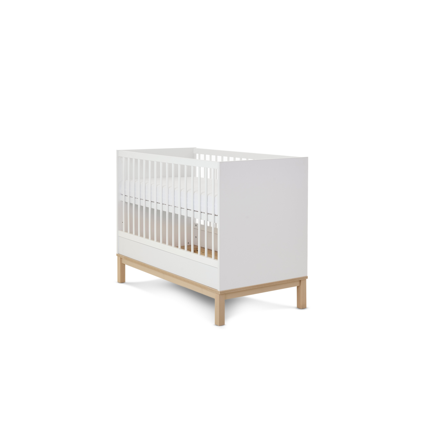 Obaby Astrid Mini Cot Bed - White 120 x 60