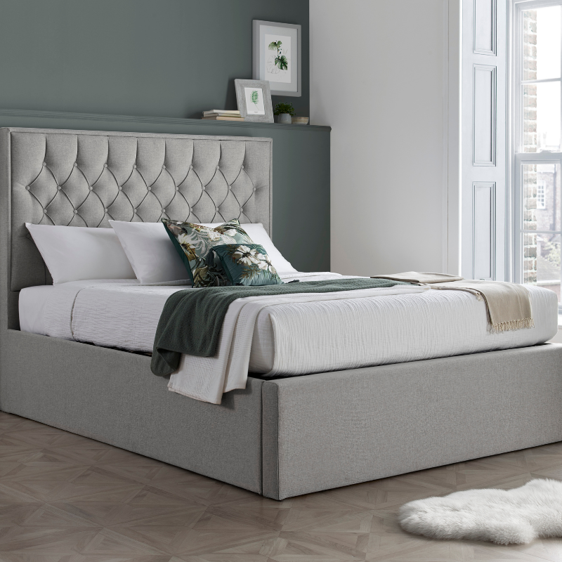 Bedmaster Wilson Fabric Ottoman Bed