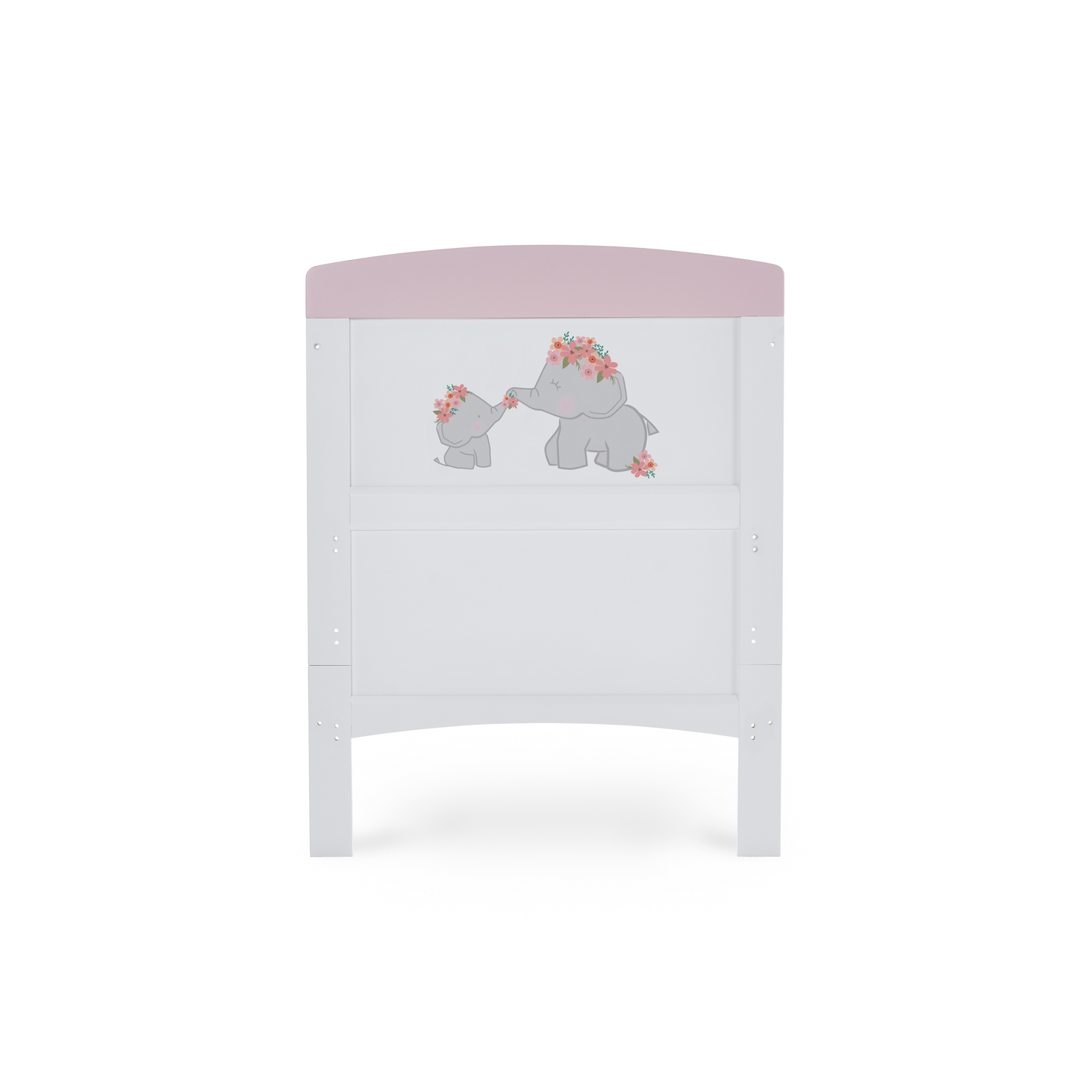 Obaby Grace Inspire Cot Bed - Me & Mini Me Elephants 140 x 70