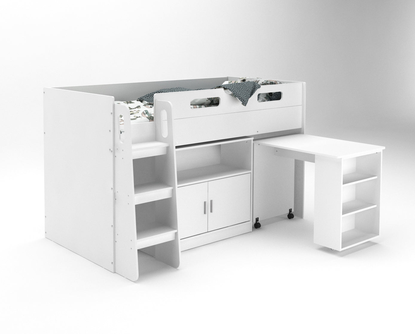Kidsaw Mid Sleeper Desk Cupboard02