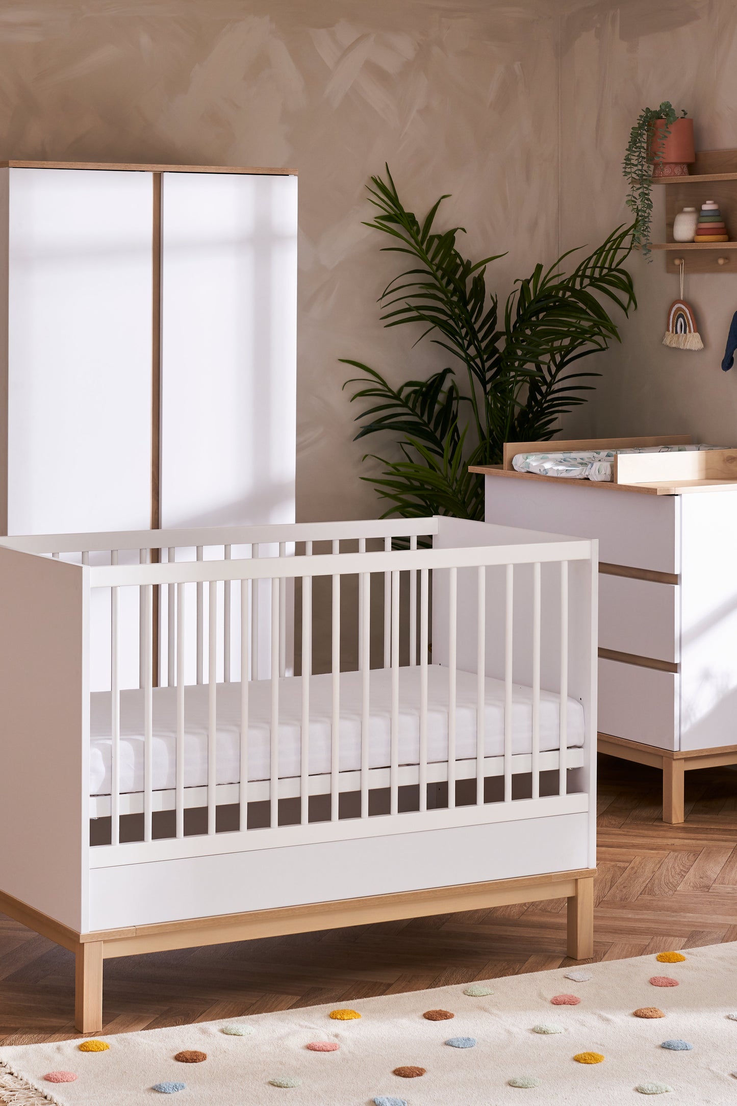 Obaby Astrid Mini 3 Piece Room Set - White 120 x 60