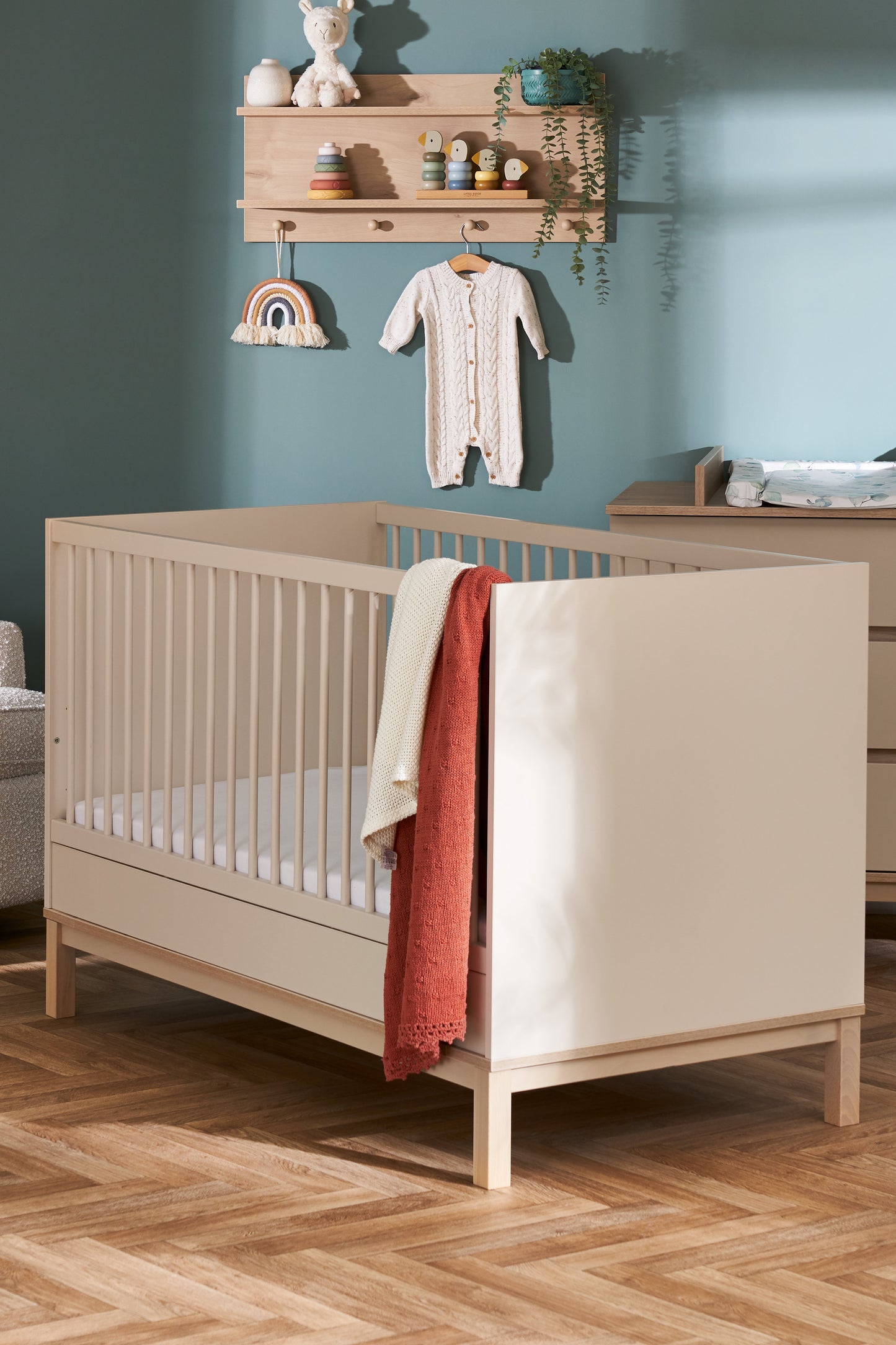 Obaby Astrid Cot Bed - Satin 140 x 70