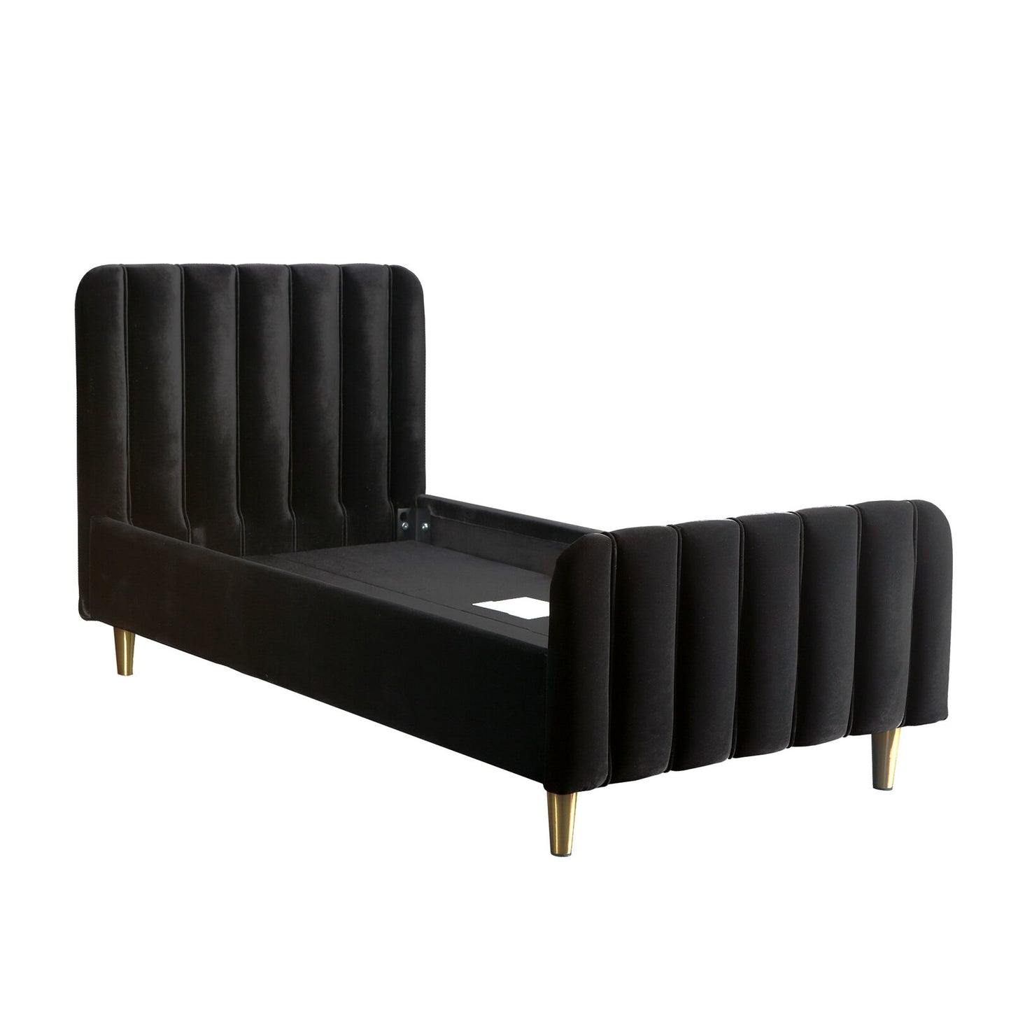 Obaby Gatsby Toddler Bed -Velvet Black 140 x 70